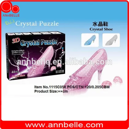 crystal puzzle crystal block crystal brick high heels