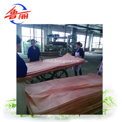 0.6mm Okoume veneer Natural Wood Veneer