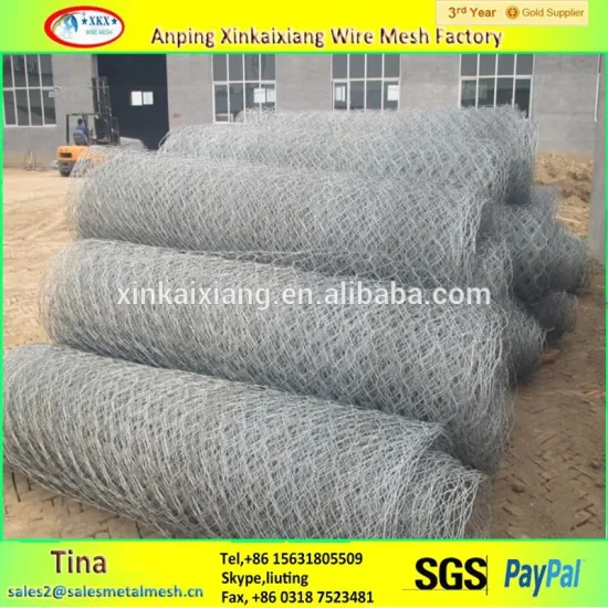 High sale galvanized woven protective gabion box, 1x1x2 galvanzied gabion wire mesh