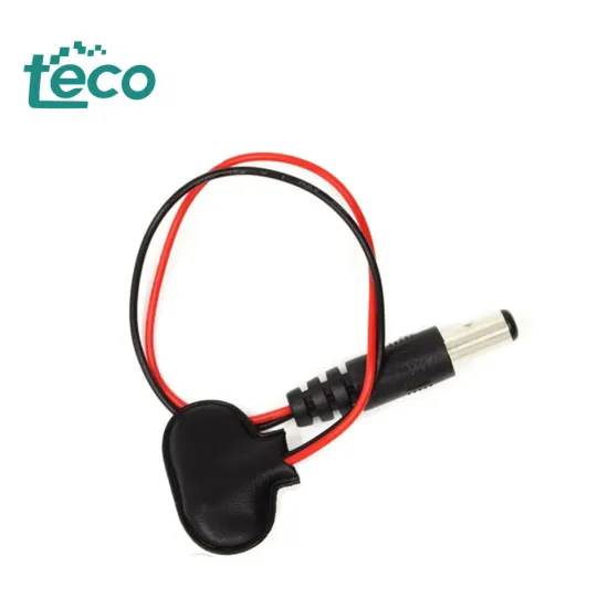 9V Battery Clamp and DC Connector Adapter for T-Type 2.1x5.5mm External Thread Applications