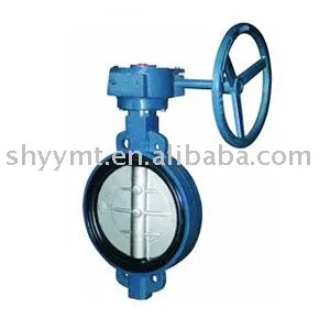 Worm gear butterfly valve