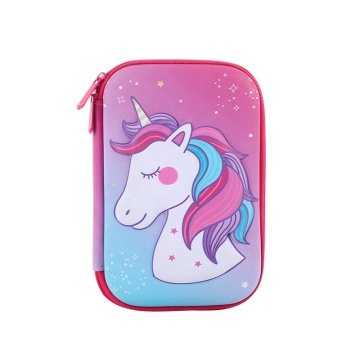Cute Unicorn Pencil Case - Kawaii Astronauta torebka do artykułów szkolnych