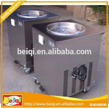 commercial round pan fried ice cream machine
