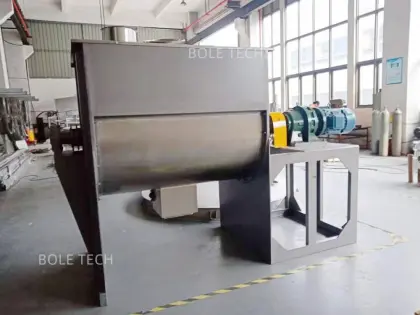 Putty powder mixing machine Horizontal ribbon mixer