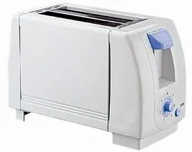 Electric 2-Slice Toaster with Wide Slots for Bagels & Waffles, Removable Crumb Tray & Bagel Defrost Cancel Function