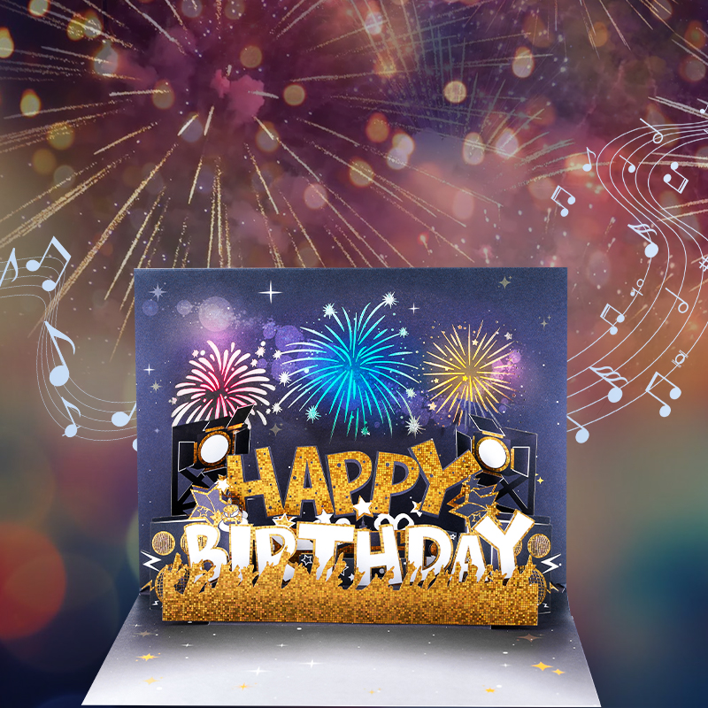 celebration LED greeting card