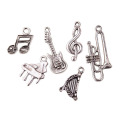 Ide Metal Drum Keychain Dengan Charm Pendant