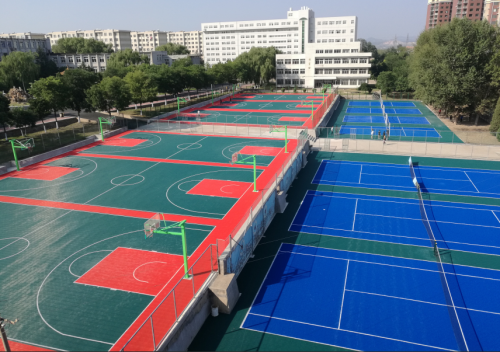 Outdoor Pickleball Court Tiles Basketball Flooring High Quality