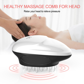 Electric Scalp Massage Comb Vibration 8000 times per minute Head Stimulate Massager Relief fatigue 2 Modes Massage Device