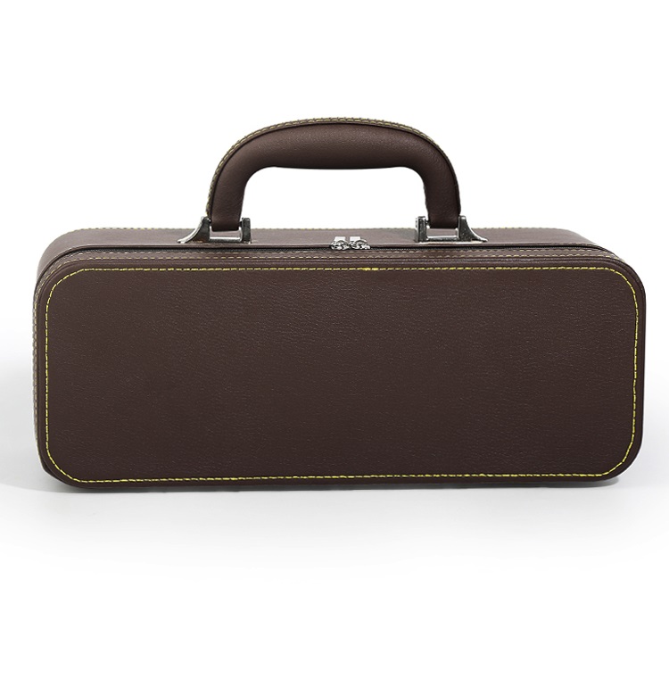 Custom Green leather Jewelry Organizer Case Box