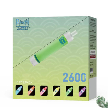 R and M Dazzle Pro 2600 puffs