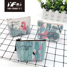 Flamingo style PU coin purse