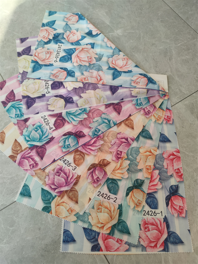 Digital Printed Imitation Linen Fabric Digital Printed Imitation Linen Fabric