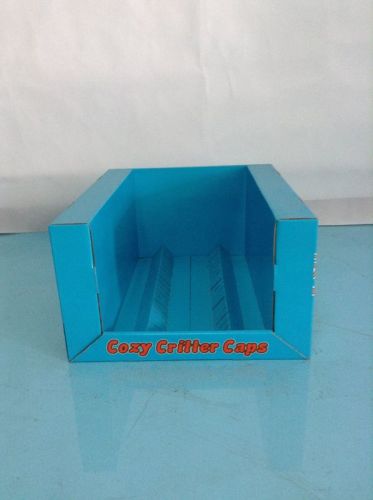 Blue Greeting Card Cardboard Counter Displays / Custom Cardboard Boxes