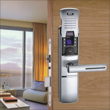 Silver Zinc Alloy Network USB Connect Fingerprint Lock