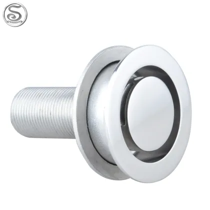 Shenghui 25mm Polished 316 Fuel Tank Drain Accessory for Boats