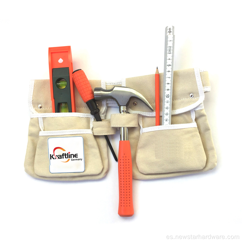 Herramientas de 8 piezas Conjunto de herramientas manuales Packle de cintura de bolsillo