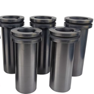 High Temperature Double Ring Graphite Crucible for Induterm