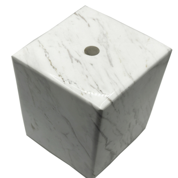 Paperino personalizzato in marmo naturale a candelatura per decorazioni per la casa
