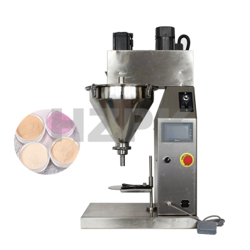 Small Semi-Automatic Table-Top Dry Sachet Milk & Cosmetic Chemical Powder Filling and Bottle Packing Machine - HZPK