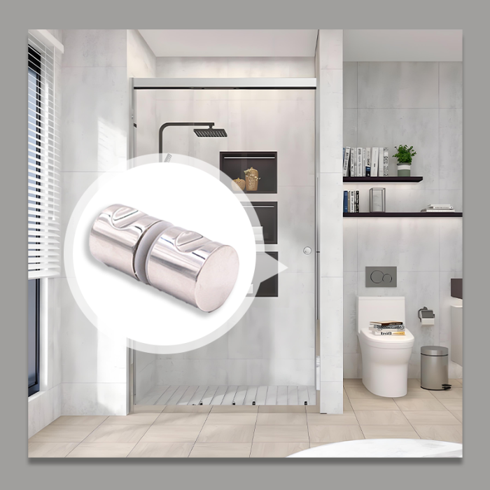 SVA-B0317C Pirinç Sırt Sırta Duş Kapı Kolları