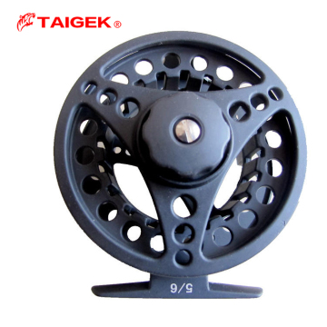 TAIGEK Aluminum Alloy Body Spool Seawater Prevention Fly Fishing Reel