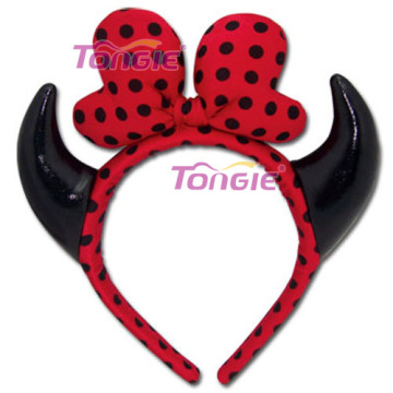 Lovely Hot Selling Halloween Headband,bull horn girl's hair decoration