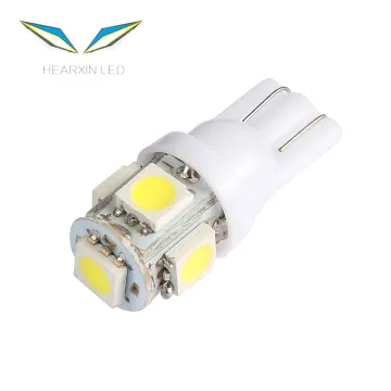 12V Car LED Bulb T10/W5W 5050 SMD 7500K White Interior Dome Reading Lamp
