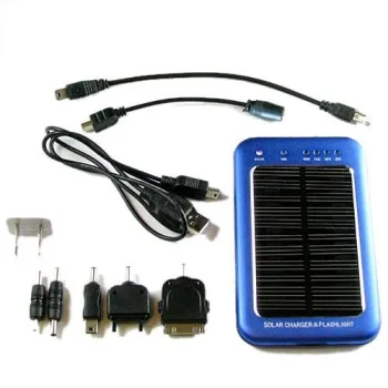Intelligent 1000mah Mobile Phone Solar Charger As Electronic Gift With 2pcs Solar Panels