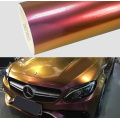 Slunící fantastický zlatý červený auto wrap vinyl