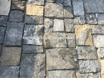 slade dark grey natural limestone pavers