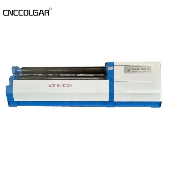 W12 CNC 8X3200mm 4 Roller Plate Rolling Machine