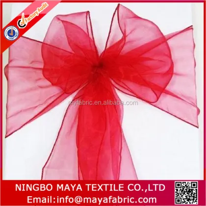 Affordable Gold Organza Chair Sashes for Weddings: Bulk Options Available