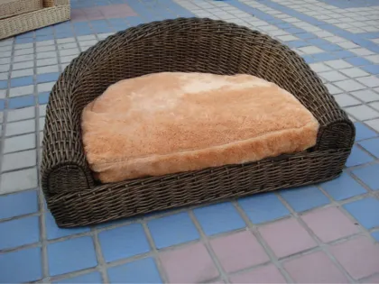 Wicker pet house / wicker cat cage / wicker pet bed & wicker doghouse