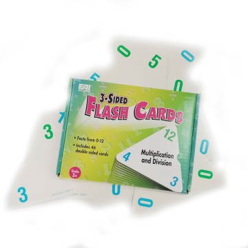Custom OEM English Educational Flash Cards with Storage Box for Kids