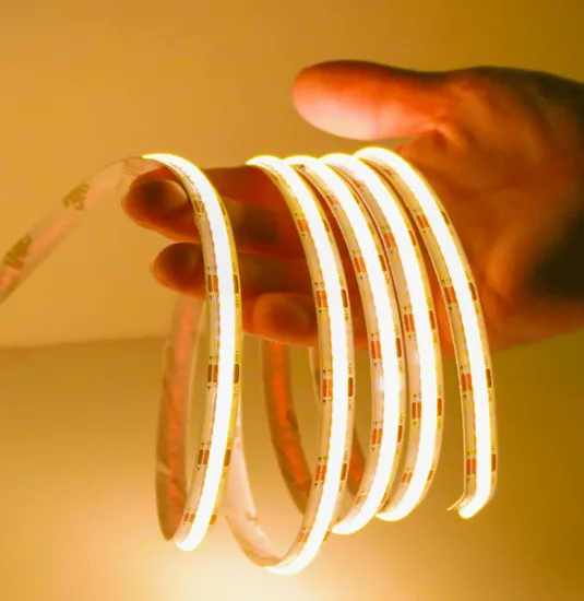 High Density COB LED Strip Light - 24V/12V, 502 LEDs, High Brightness, Color Changing, 2700K-6500K, Flexible