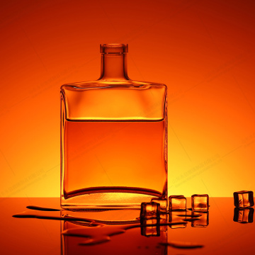 Cheap luxury glass liquor bottles customize