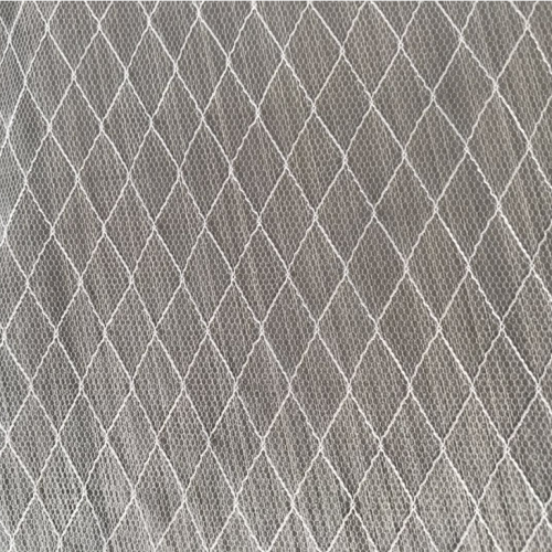 hot sale 160CM 23GSM 100%Nylon embroidered mesh fabric