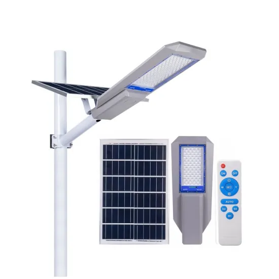 Remote Solar Battery-Powered Pole Lamp: 100W to 400W Outdoor Solar Street Light with Warm White LED