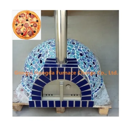Pizza Trailer Brick Oven Double Decker Mini-Size Kamado Commercial Pizza Oven