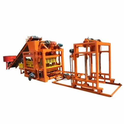 QTJ4-25 Hollow Block Making Machine for Color Paving Bricks and Curbstones