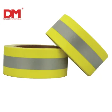 Fluo Lime FR Retro-reflective Vest Trim UL NFPA1971