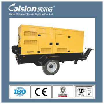 75kw Calsion soundproof mobile diesel generator with USA engine