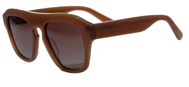 C4 Acetate Spectacle Frame Translucent Brown