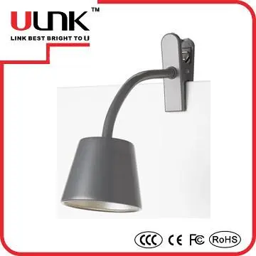 Guangzhou Ulink lighting YLF033 flexible arm clip lamp with spotlight