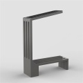 Cast aluminum park bench smart