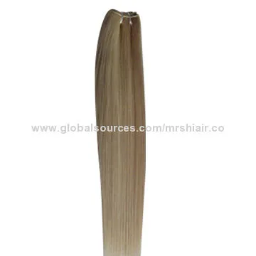 20-inch Piano Color, Silk Straight, Human Remy/Hair Weave