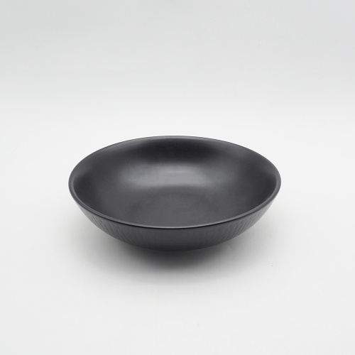 Color de stoneware barato al por mayor Color glaseado Matte Fino Mapeta de mesa en relieve Juego de vajillas de cerámica de cerámica