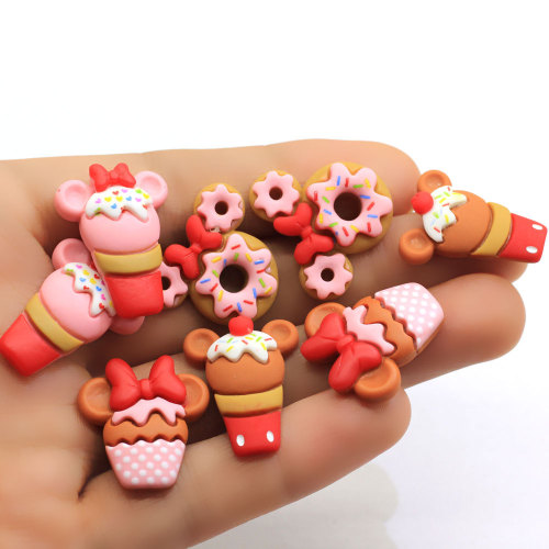 Kawaii Simulation Cookies Flatback Resin Food Cabochon For Phone Deco Hair Bow Diy Scrapbook Embellishment