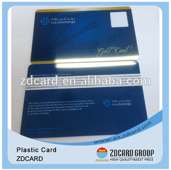 supermarket member card/plastic card with magnetic strip/plastic magnetic stripe card